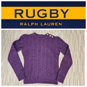 RUGBY Sz S Purple Sweater